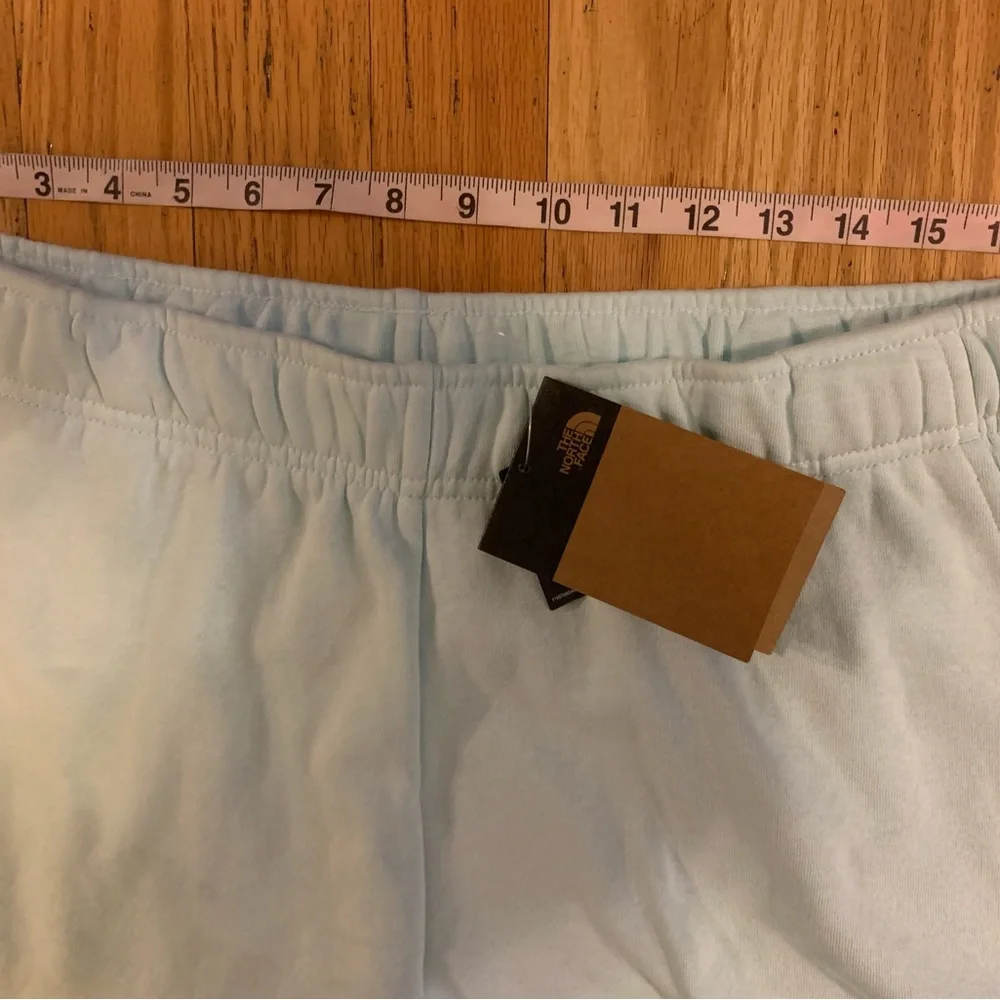 NWT The North Face‎ Half Dome Fleece Shorts Women’s XL Reef Waters Green Gym